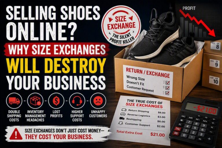 Selling Shoes Online? Why Size Exchanges Will Destroy Your Business