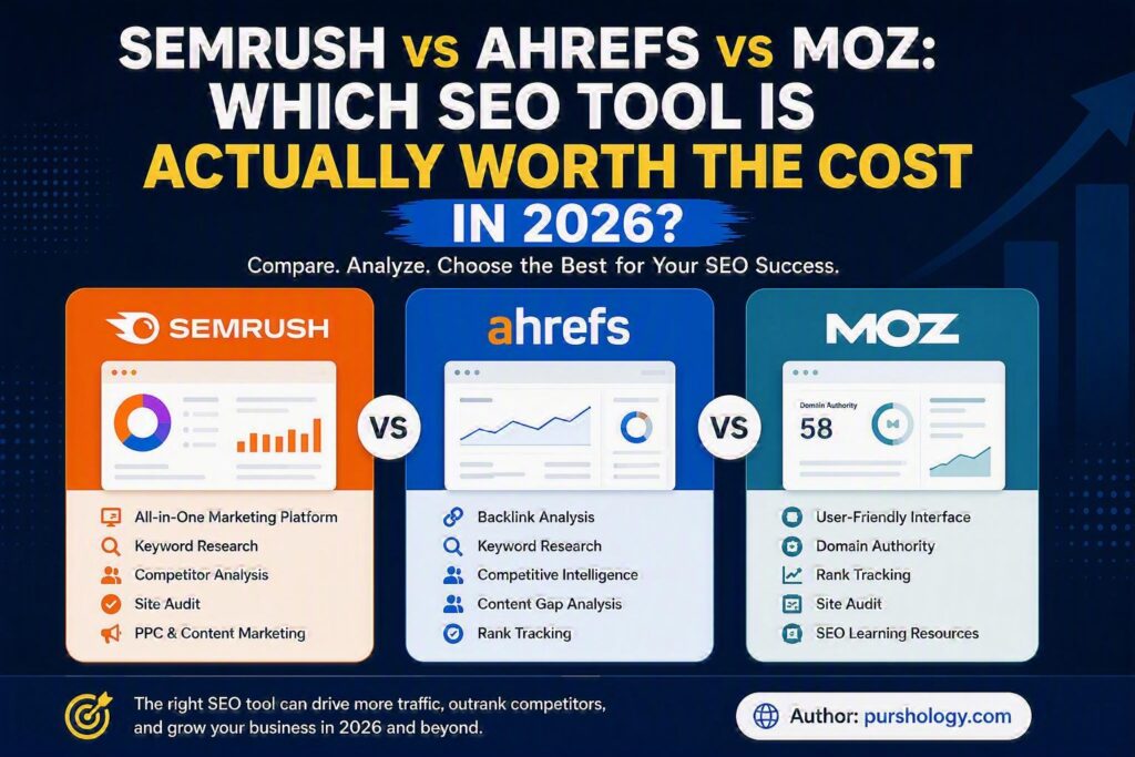 Semrush vs Ahrefs vs Moz: Which SEO Tool Is Actually Worth the Cost in 2026?