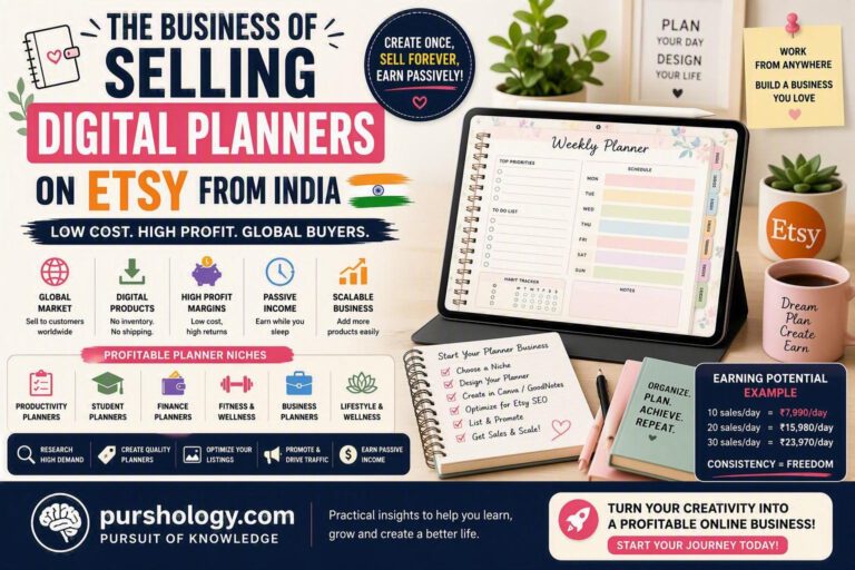 The Business of Selling Digital Planners on Etsy from India