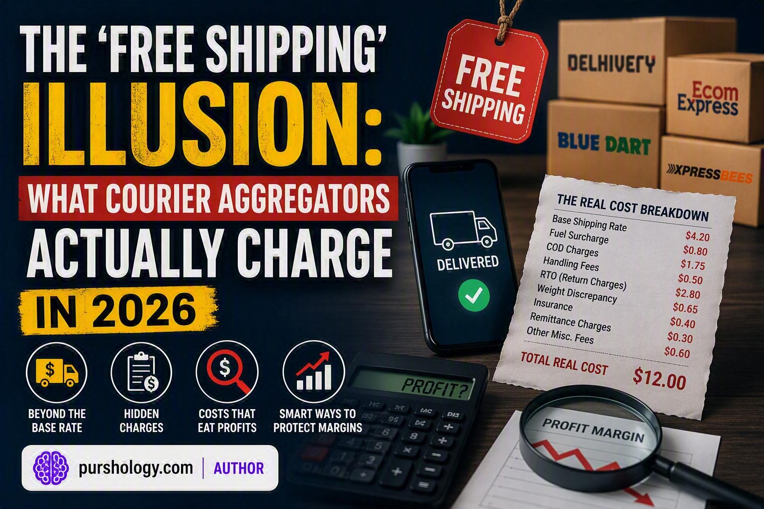 The 'Free Shipping' Illusion: What Courier Aggregators Actually Charge in 2026