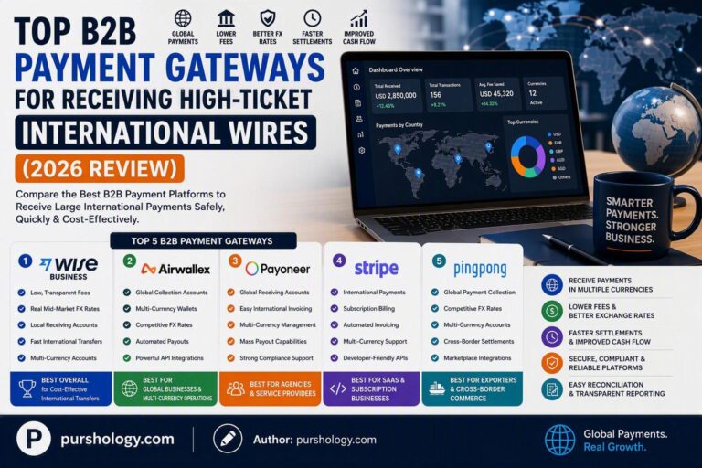 Top B2B Payment Gateways for Receiving High-Ticket International Wires (2026 Review)