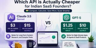 Claude 3.5 vs GPT-5: Which API Is Actually Cheaper for Indian SaaS Founders?