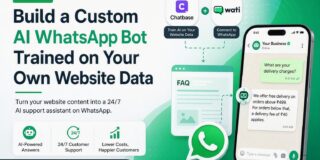 How to Build a Custom AI WhatsApp Bot Trained on Your Own Website Data