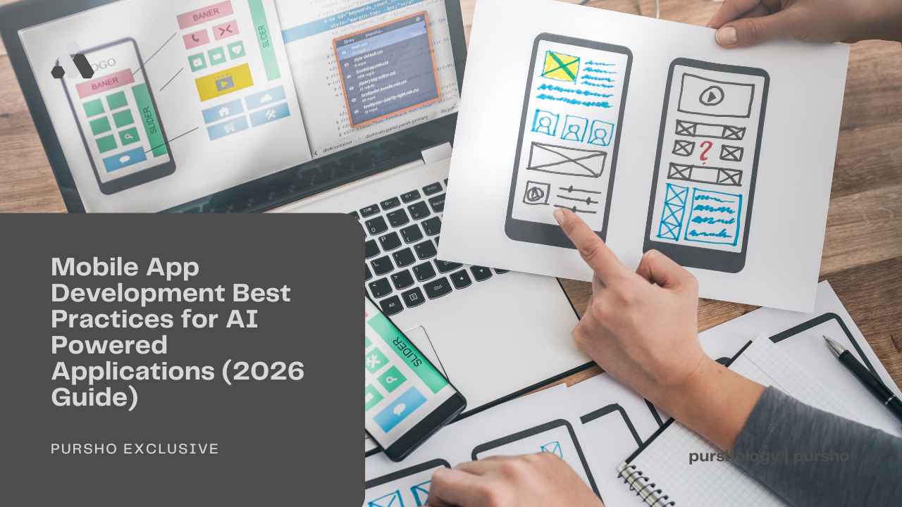 Mobile App Development Best Practices for AI Powered Applications 2026 Guide - purshoLOGY Mobile App Development Best Practices for AI Powered Applications (2026 Guide)