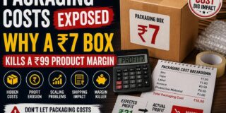 Packaging Costs Exposed: Why a ₹7 Box Kills a ₹99 Product Margin