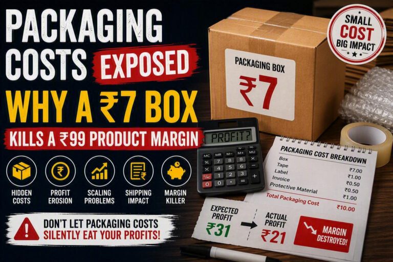 Packaging Costs Exposed: Why a ₹7 Box Kills a ₹99 Product Margin