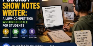 Podcast Show Notes Writer: A Low-Competition Writing Hustle for Students That Pays