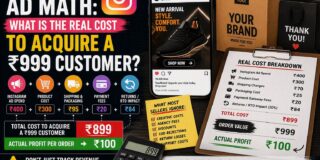 The Instagram Ad Math: What Is the Real Cost to Acquire a ₹999 Customer?