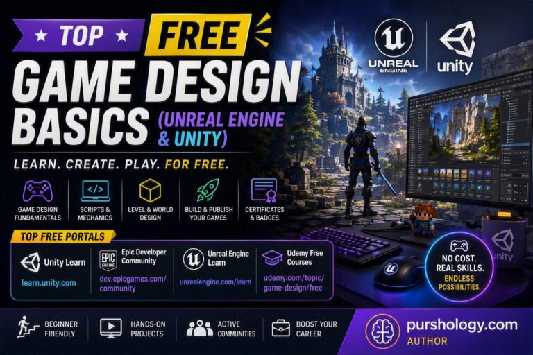 Top Free Game Design Basics (Unreal Engine & Unity) Portals
