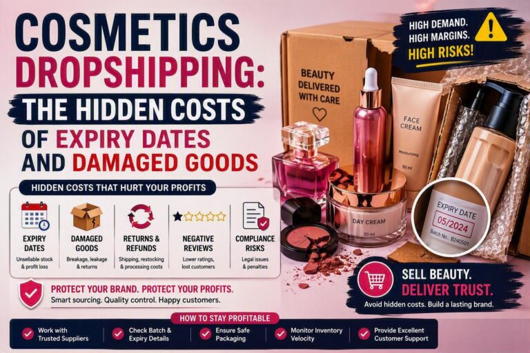 Cosmetics Dropshipping: The Hidden Costs of Expiry Dates and Damaged Goods