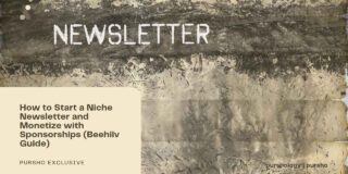 How to Start a Niche Newsletter and Monetize with Sponsorships (Beehiiv Guide)
