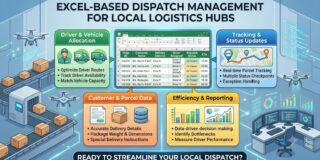 Local Courier/Logistics Hubs: How to Manage Dispatch Sheets in Excel