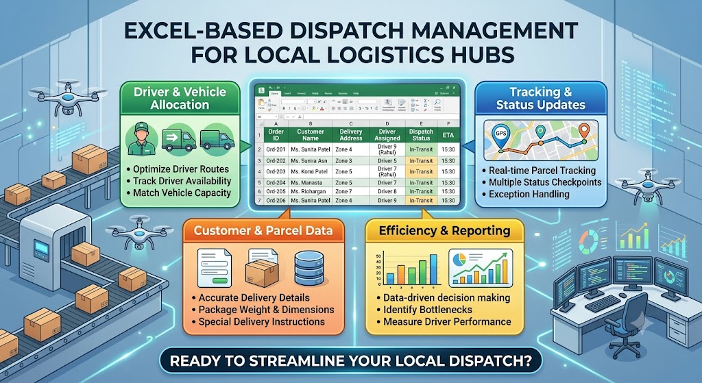 Local CourierLogistics Hubs- How to Manage Dispatch Sheets in Excel - purshoLOGY Local Courier/Logistics Hubs: How to Manage Dispatch Sheets in Excel