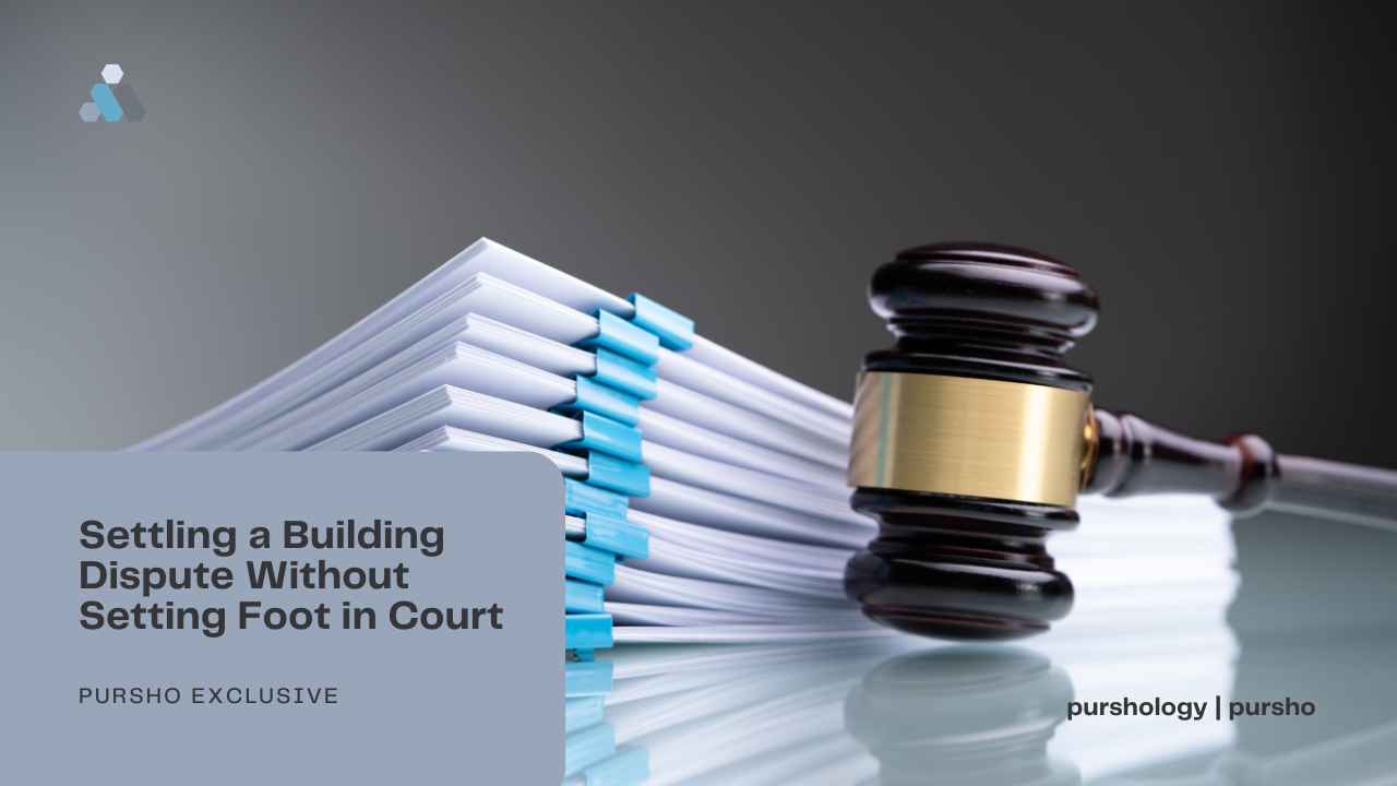 Settling a Building Dispute Without Setting Foot in Court - purshoLOGY Settling a Building Dispute Without Setting Foot in Court