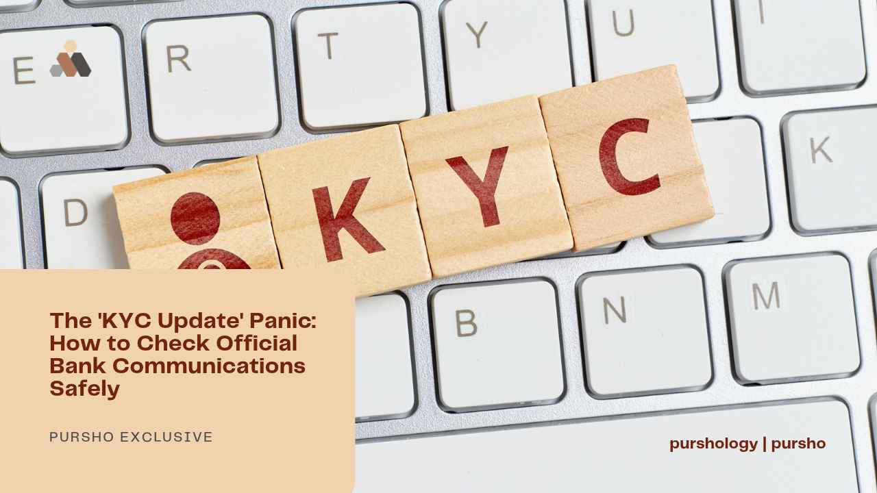 The KYC Update Panic_ How to Check Official Bank Communications Safely - purshoLOGY The 'KYC Update' Panic: How to Check Official Bank Communications Safely