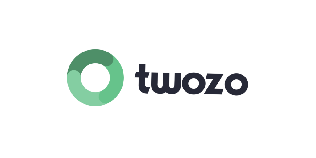 Twizo logo: green circular ring icon on the left with the word 'twizo' in dark text to the right.