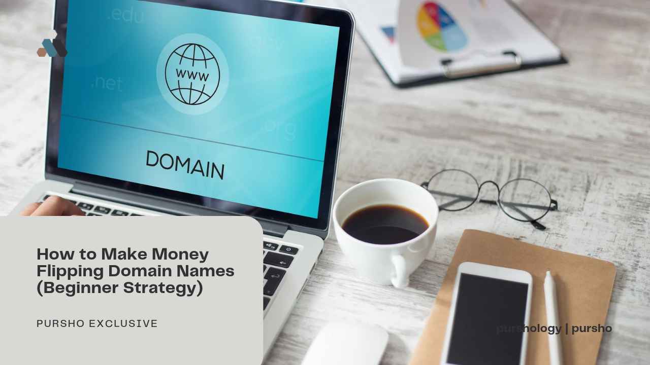 How to Make Money Flipping Domain Names Beginner Strategy - purshoLOGY How to Make Money Flipping Domain Names (Beginner Strategy)