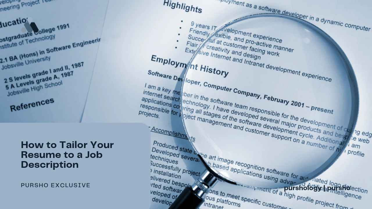 How to Tailor Your Resume to a Job Description