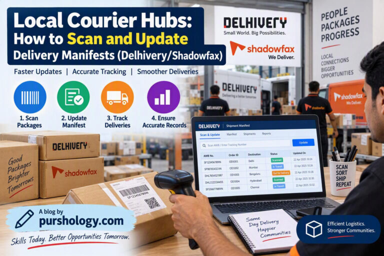 Local Courier Hubs: How to Scan and Update Delivery Manifests (Delhivery/Shadowfax)