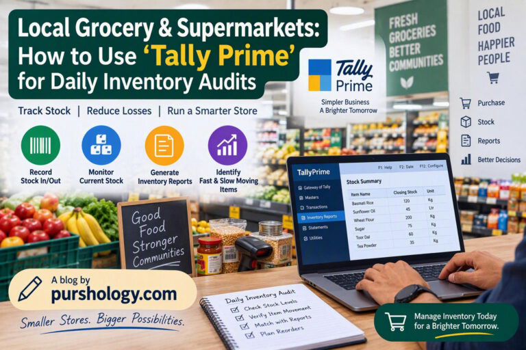 Local Grocery & Supermarkets: How to Use 'Tally Prime' for Daily Inventory Audits