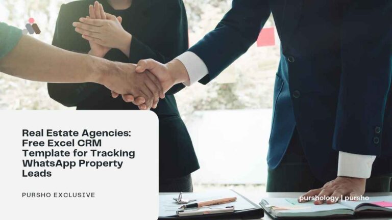 Real Estate Agencies: Free Excel CRM Template for Tracking WhatsApp Property Leads
