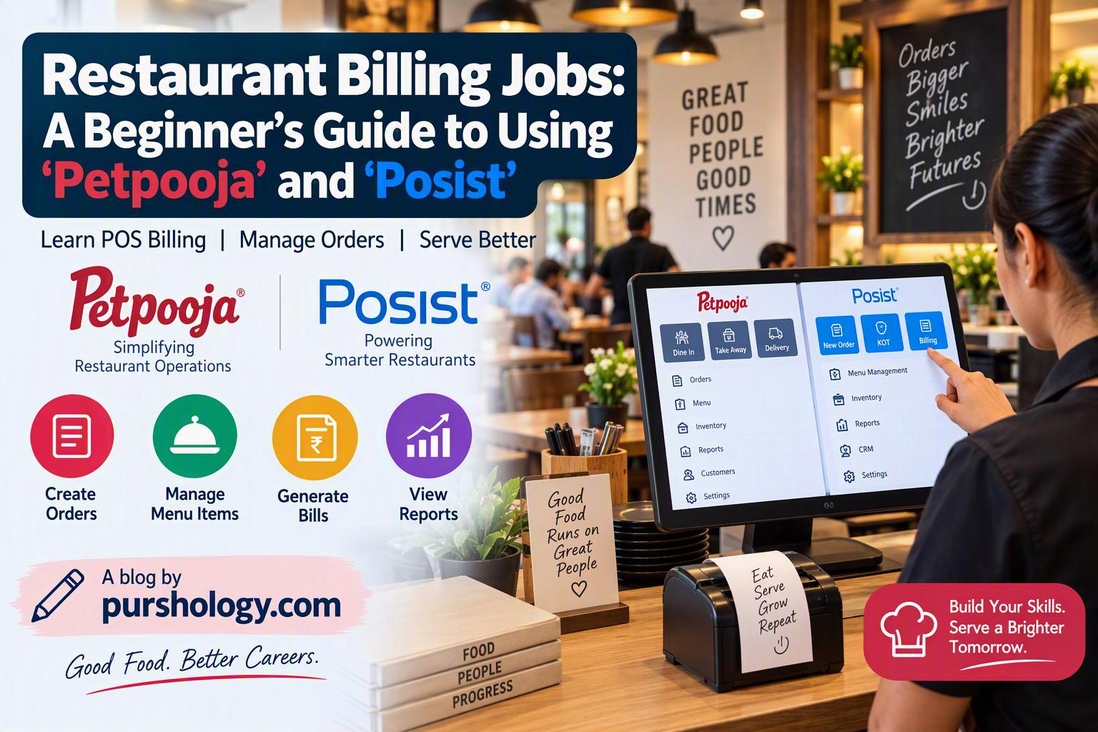 Restaurant Billing Jobs: A Beginner's Guide to Using 'Petpooja' and 'Posist'