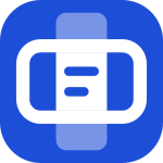 Wearable device app icon showing a smartwatch with a document or list on its screen, suggesting a wearable document viewer app.