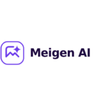 Logo: Meigen AI with a purple rounded-square icon containing mountains and star, next to the text ‘Meigen AI’ in purple.