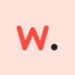Logo: red W followed by a black dot on a light pink background.